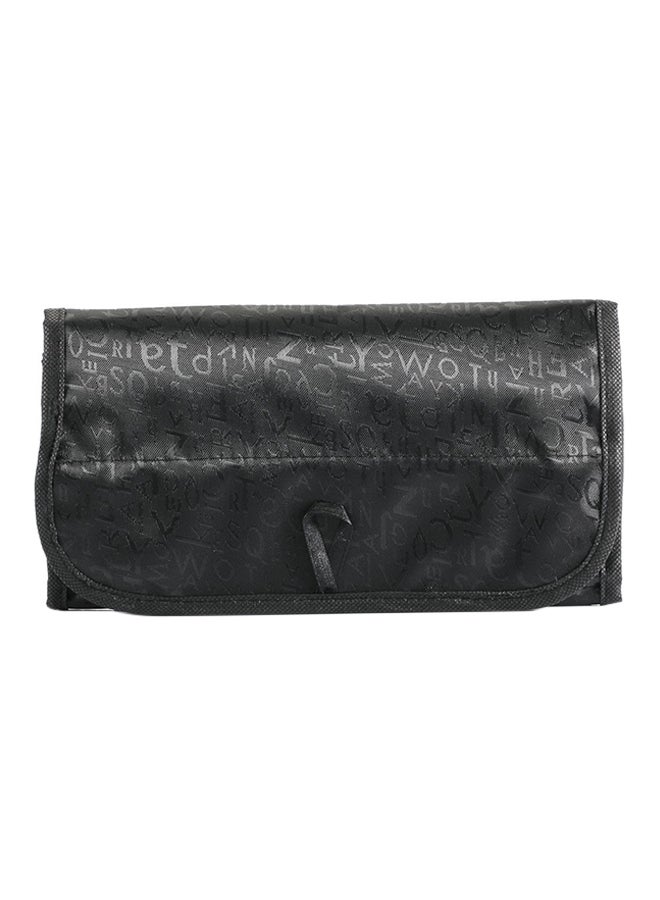 محفظة تنظيم مستحضرات التجميل فانيتي أسود - Image 3