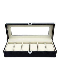 unisex 6-Slots Watch Box Organizer