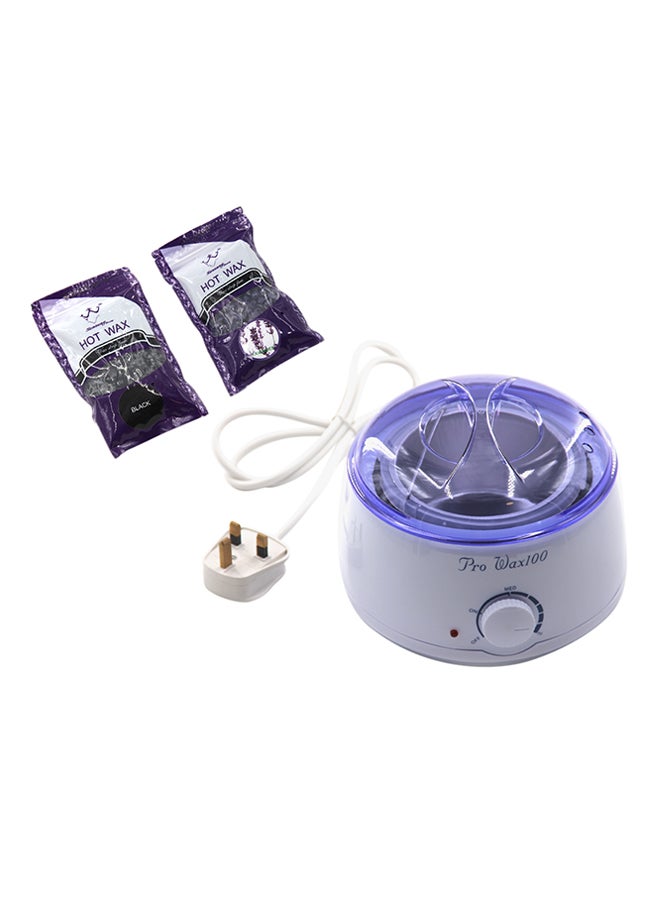 Generic Wax Machine With Two Bags Of Wax Purple