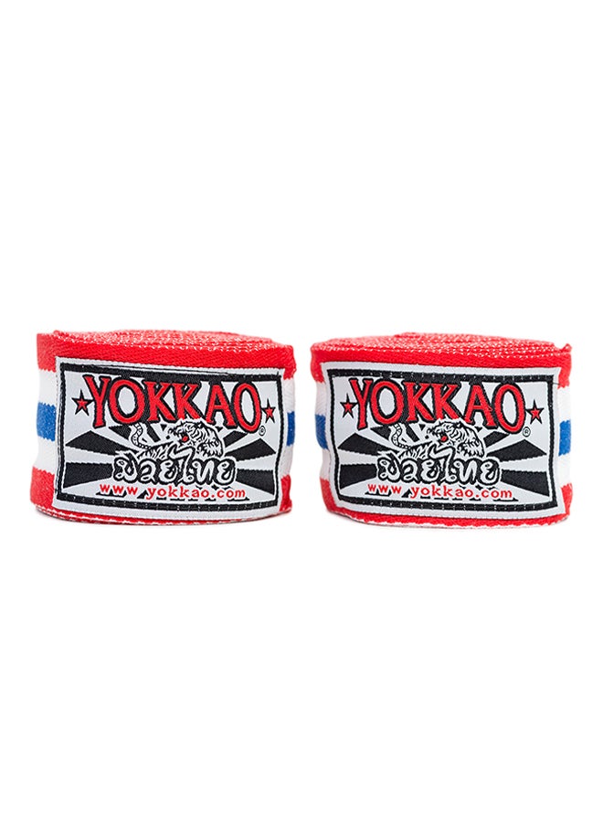 YOKKAO - Thai Flag Hand Wraps 4meter - Image 1