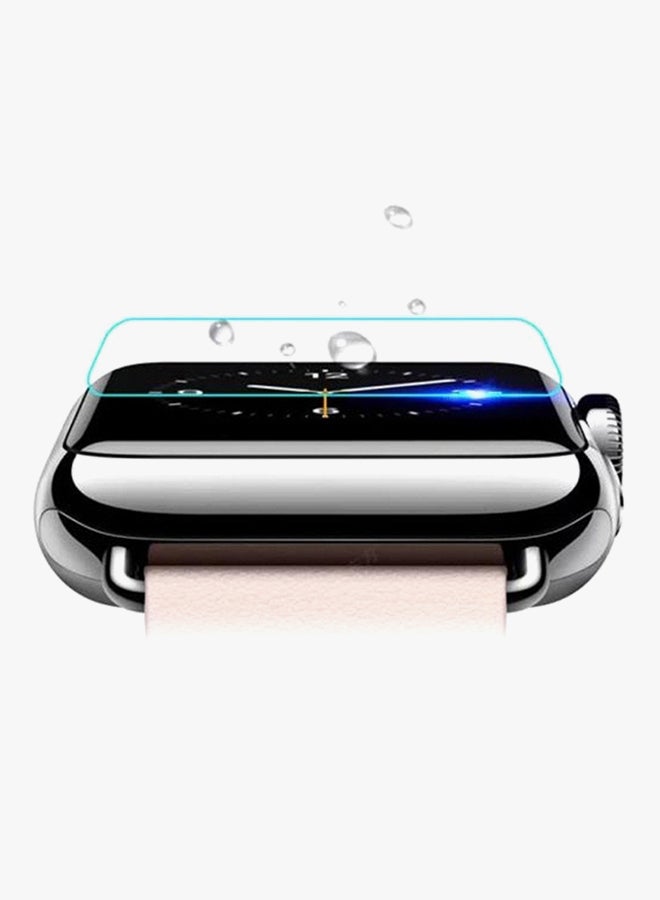 Voberry Tempered Glass Screen Protector For Apple Watch Series 3 38mm Clear - Image 2