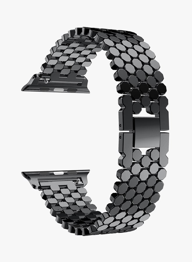 Voberry Replacement Band For Apple Watch Series 1/2 42mm Black - Image 2