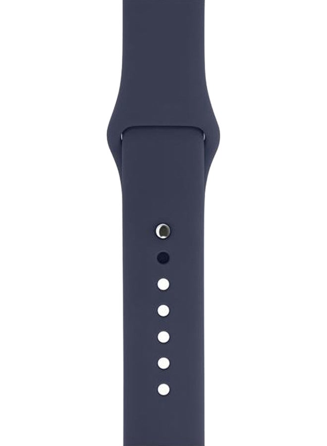 سوار بديل لساعة أبل من السلسلة 3 مقاس 42 مم أزرق داكن - Image 1