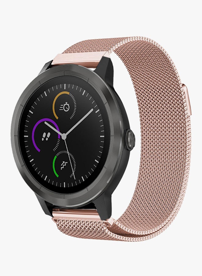 Voberry Replacement Band For Garmin Vivoactive 3 Rose Gold - Image 2