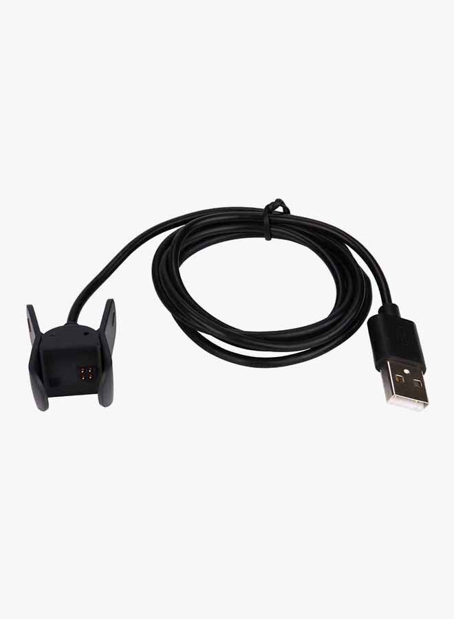 Voberry USB Charging Cable For Garmin Vivosmart 3 Black  - Image 2