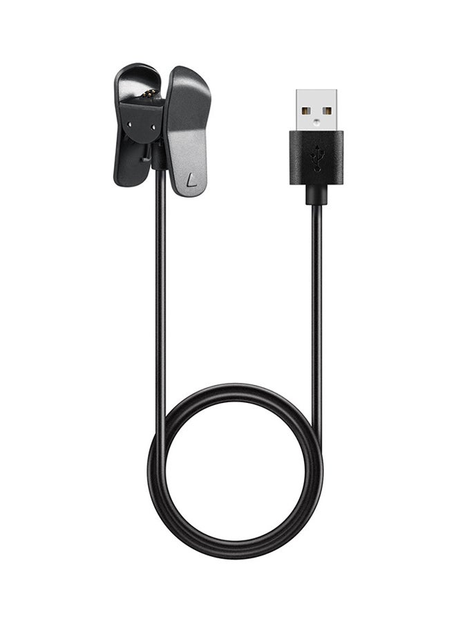 Voberry USB Charging Cable For Garmin Vivosmart 3 Black  - Image 1