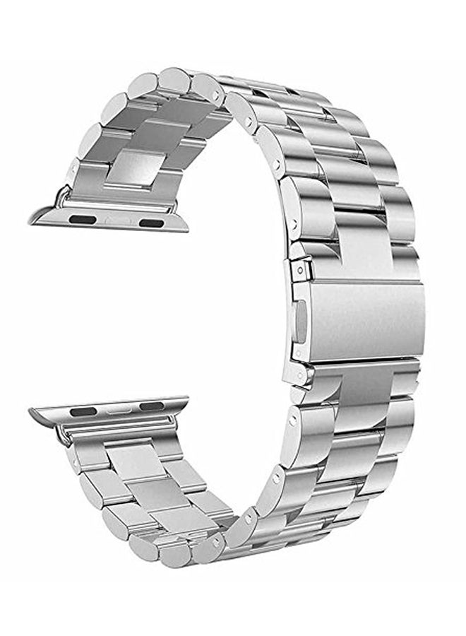 Voberry Replacement Band For Apple Watch Series 1/2/3 42mm Silver  - Image 1