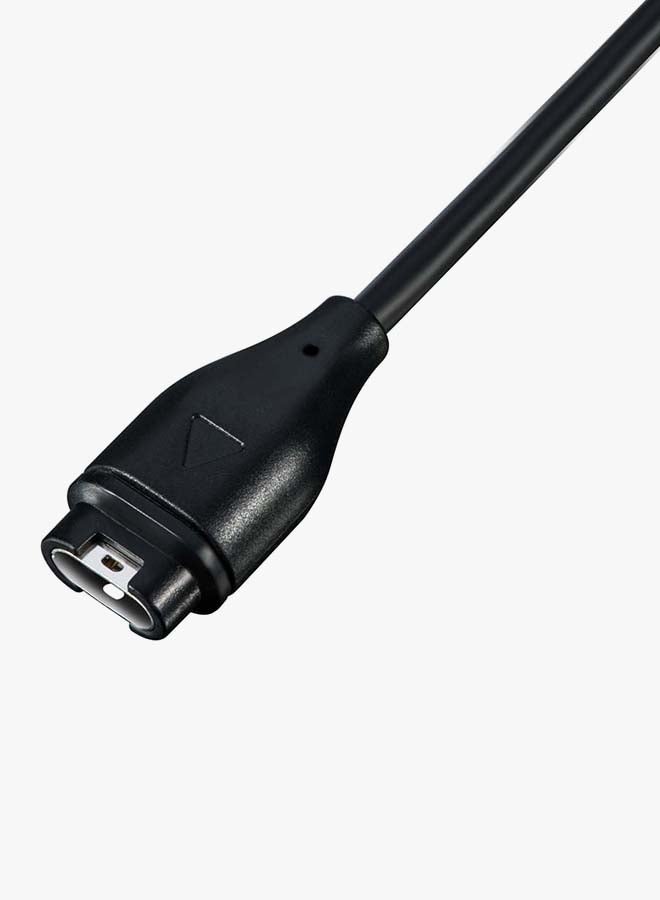 Voberry - Charging Cable For Garmin Fenix 5/5S/5X Plus Black - Image 1