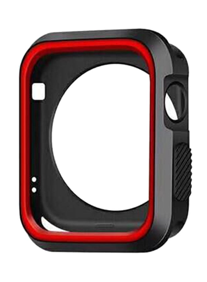 Voberry Replacement Band With Case Cover For Apple Watch Series 3 38mm Red/Black - Image 1