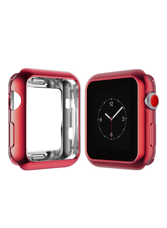 Voberry Protective Case Cover For Apple Watch Series 2/3 42mm Red - Image 1