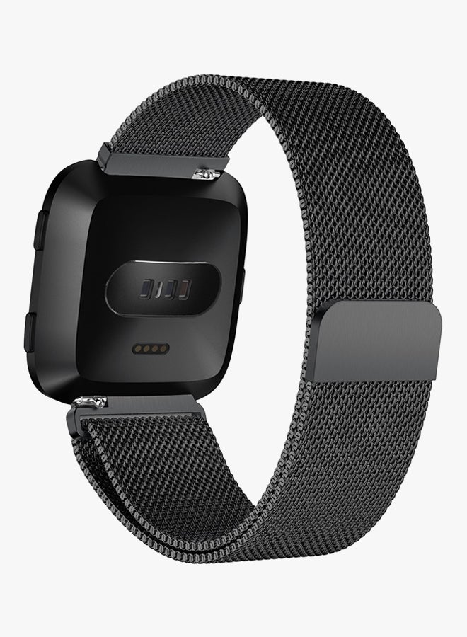 Voberry Replacement Band For Fitbit Versa Black - Image 2