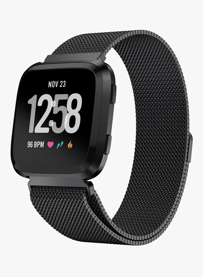 Voberry Replacement Band For Fitbit Versa Black - Image 3