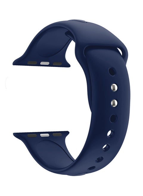 Replacement Band For Apple Watch Series 3 42mm Navy Blue