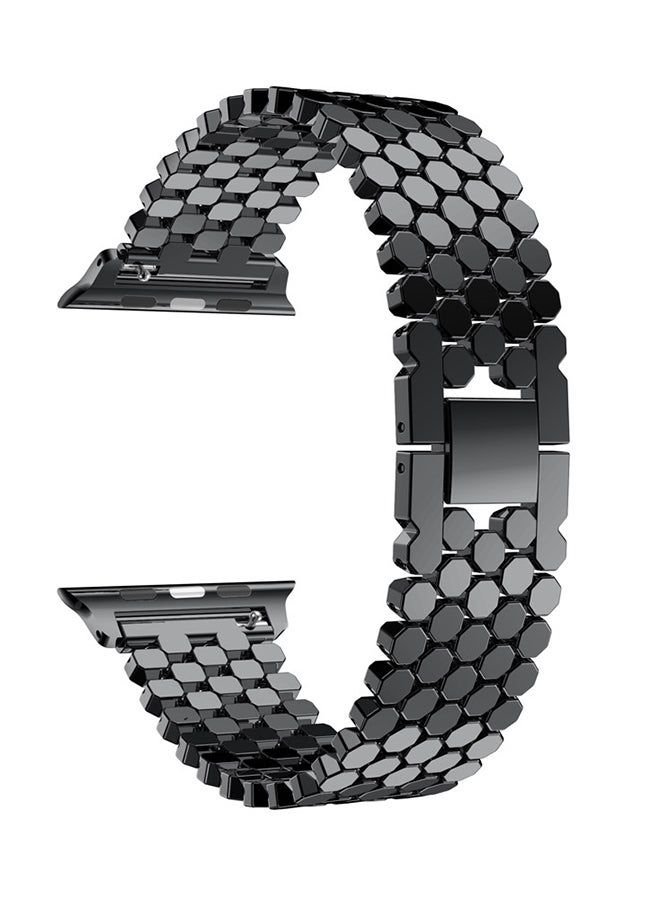 Voberry Replacement Band For Apple Watch Series 3/2/1 Black - Image 1