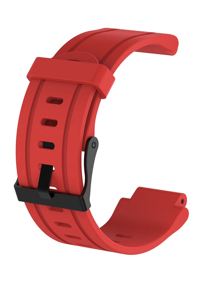 Voberry Replacement Band And Case Cover For Garmin Forerunner 225 Red - Image 1