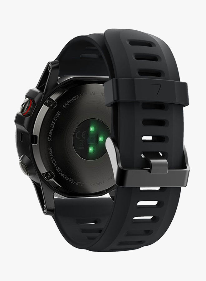 Voberry Replacement Band For Garmin Fenix 5X GPS Watch Black - Image 2