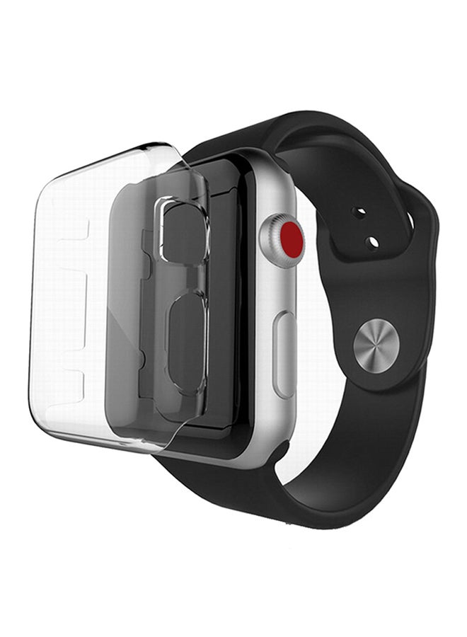 Voberry Protective Case Cover For Apple Watch Series 3 38 mm Clear 