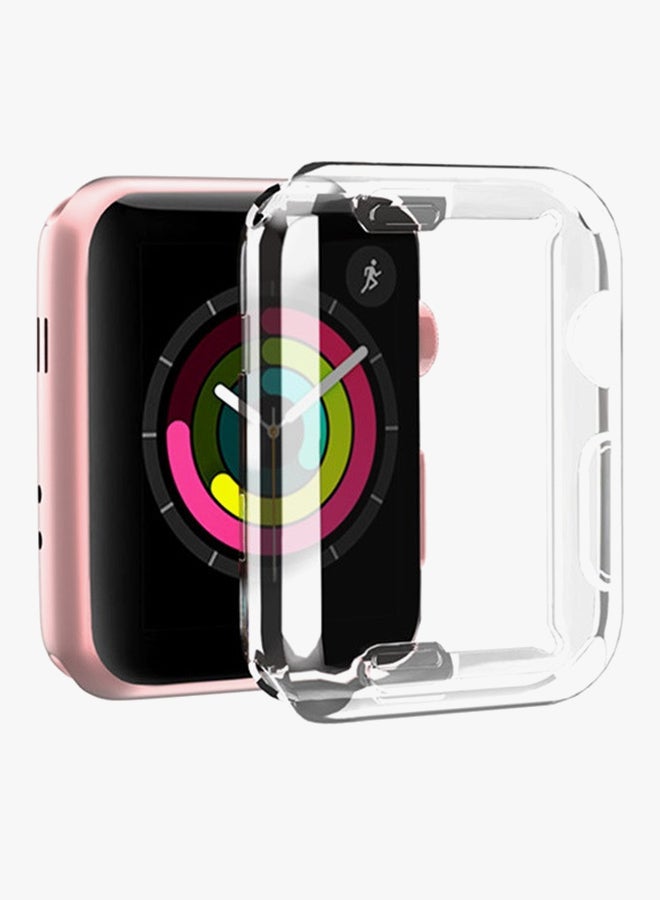 Voberry Protective Case Cover For Apple Watch Series 2/3 42mm Clear  - Image 2