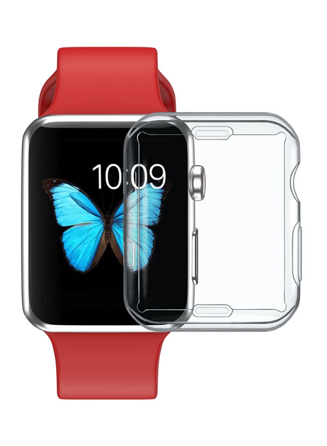 Voberry Protective Case Cover For Apple Watch Series 3 42 mm Clear 