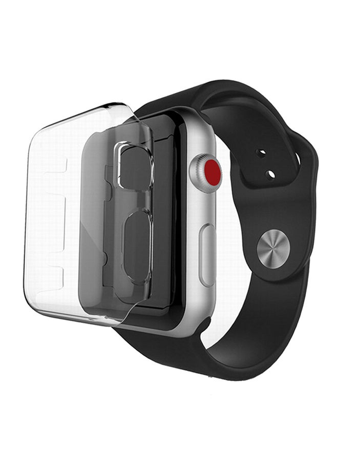 Voberry Protective Case Cover For Apple Watch Series 2 42 mm Clear