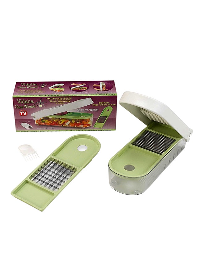 Fruits And Vegetables Cutter White/Green/Clear