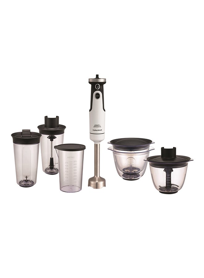 morphy richards - Handheld Blender Prep Set 402053 White/Black/Clear - Image 1