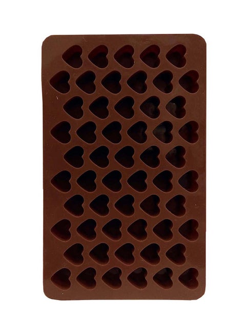 Heart Multipurpose Bake Mold Brown 2x10x21centimeter