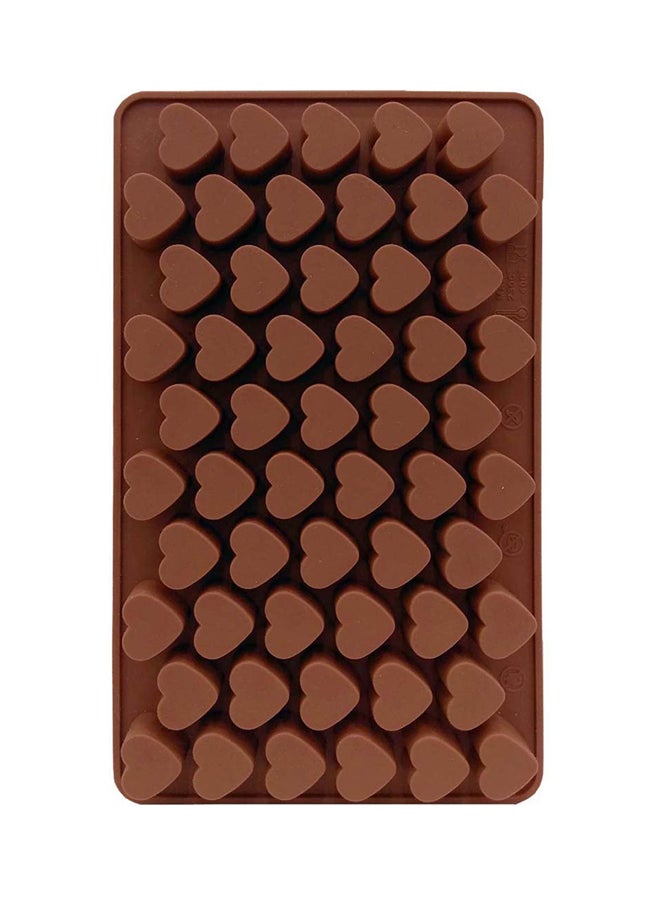 Liying Heart Multipurpose Bake Mold Brown 2x10x21centimeter  - Image 2