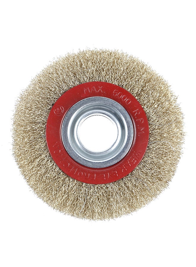 BMB tools Grinder Wire Disc Beige/Red 7inch - Image 1
