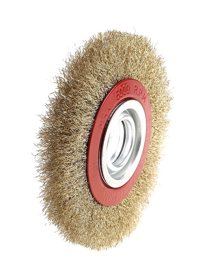 BMB tools Grinder Wire Disc Beige/Red 7inch - Image 2