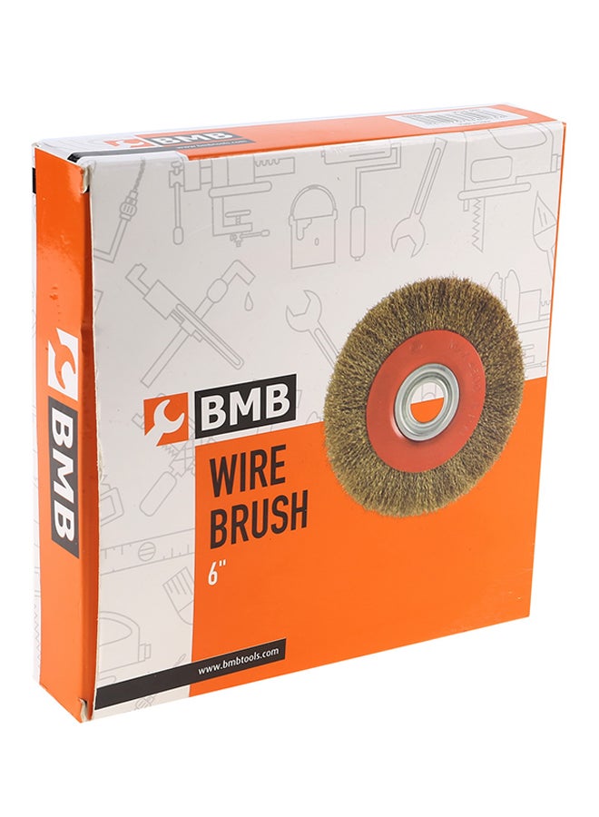 BMB tools Grinder Wire Disc Beige/Red 7inch - Image 4