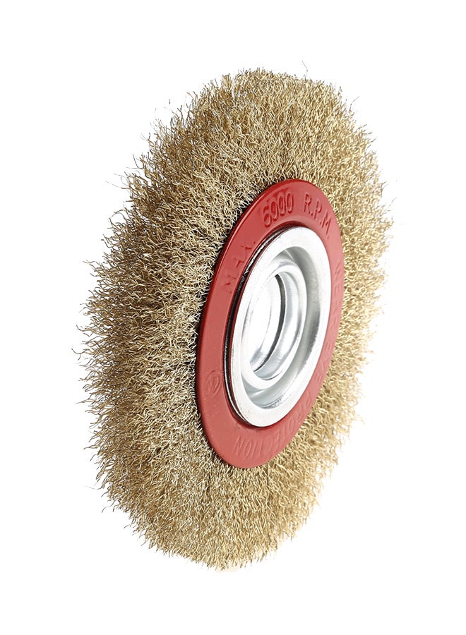 BMB tools Grinder Wire Disc Beige/Red 8inch - Image 2