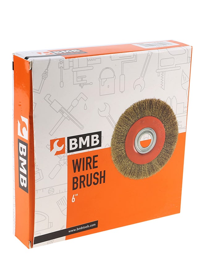 BMB tools Grinder Wire Disc Beige/Red 8inch - Image 4
