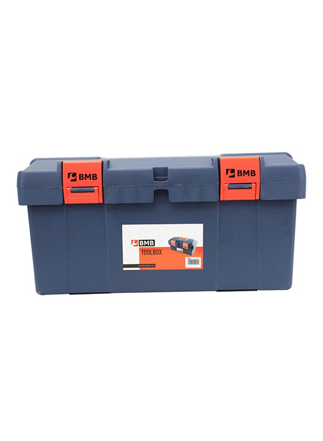 BMB tools Plastic Toolbox Grey/Orange 16.5inch - Image 1