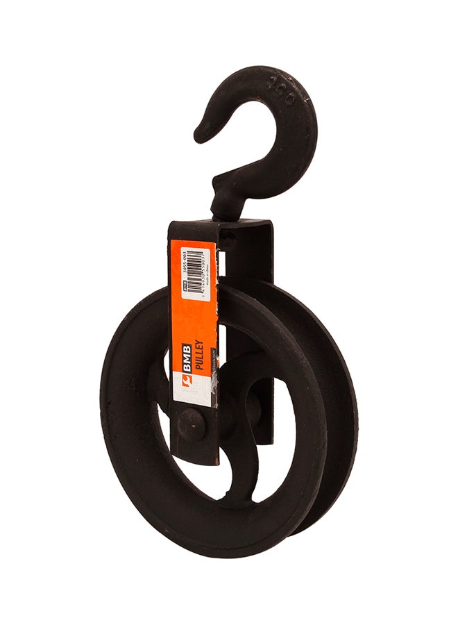 BMB tools Hand Wheel Rope Pulley Black 180mm - Image 1