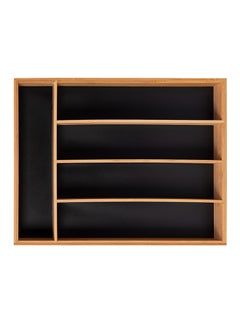 بامبو صينية تنظيم أدوات المائدة بني/أسود 38x29Ø³Ù†ØªÙŠÙ…ØªØ±  - Image 1