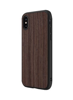 SolidSuit Case Cover For Apple iPhone X Dark Walnut/Black - v1534150271/N16305065A_1