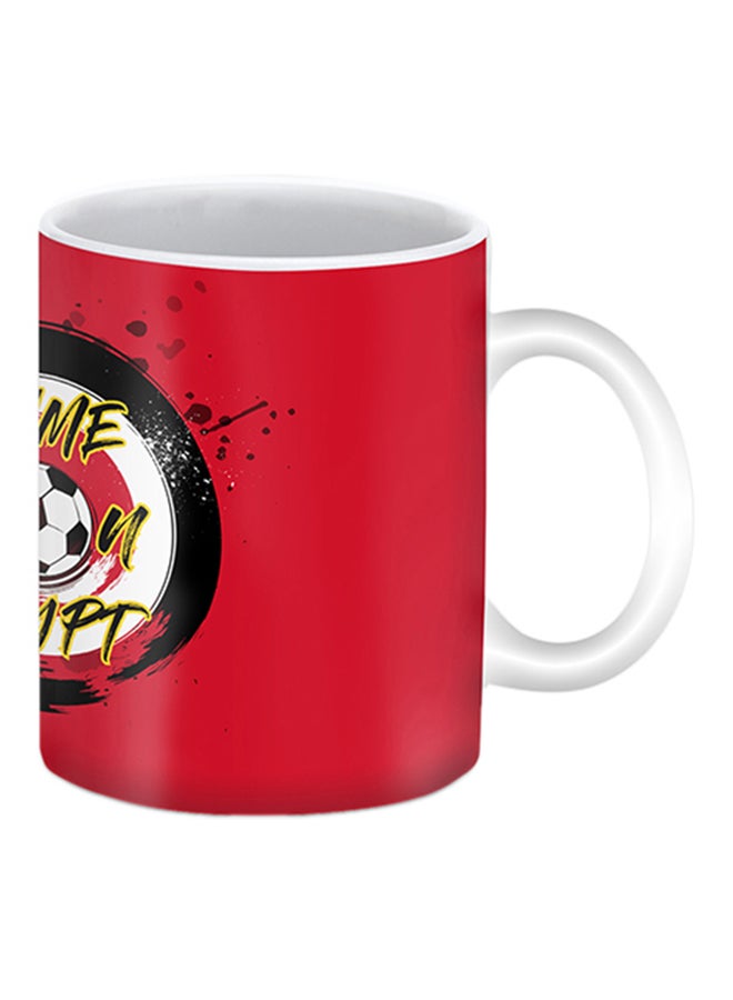 Stylizedd Egypt Printed Ceramic Mug Red/Black/White - Image 2