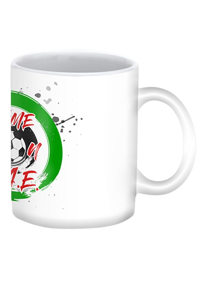 Stylizedd UAE Printed Ceramic Mug White/Green/Black - Image 2