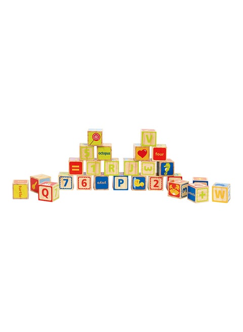 Leeters And Numbers Blocks Set