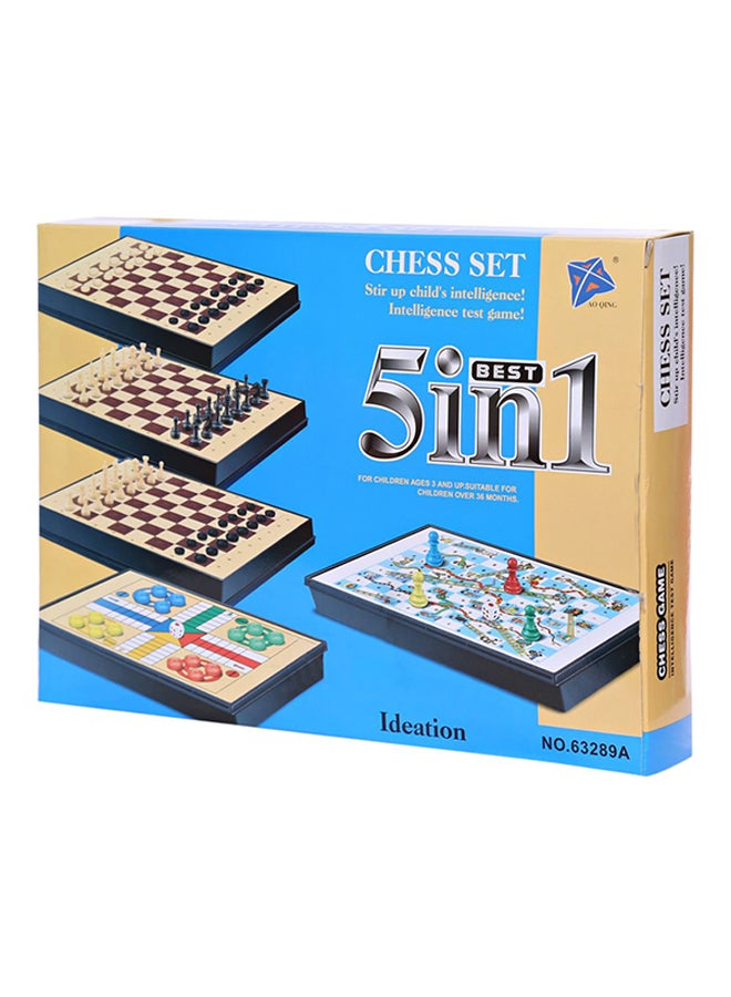 تويز فور يو طقم شطرنج كريز أرت 5 في 1 - Image 1