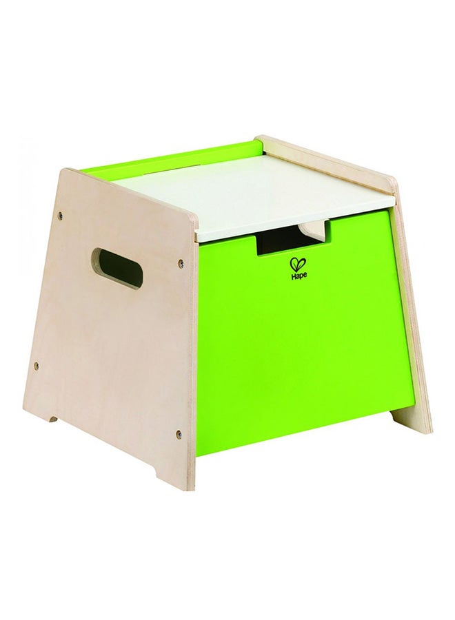 هيب مقعد اجلس وخبئ طراز E1045 أخضر / بيج 33.8x32.4x29سم