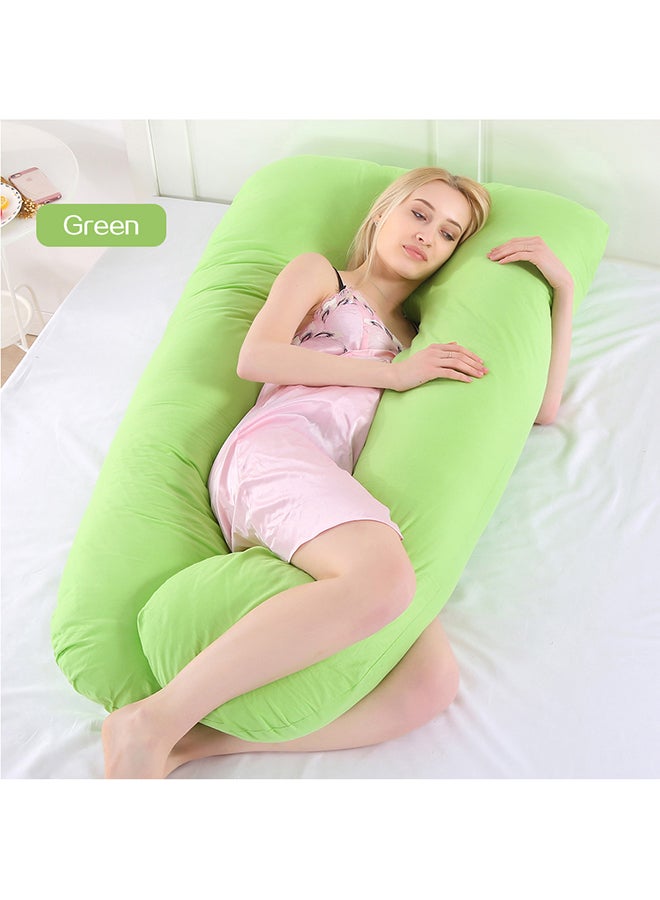 وسادة حمل وولادة شكل حرف U قطن أخضر 70x130سم  - Image 2