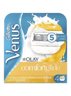 Venus With Olay Comfort Glide Razor Blade Refills 5 Piece 