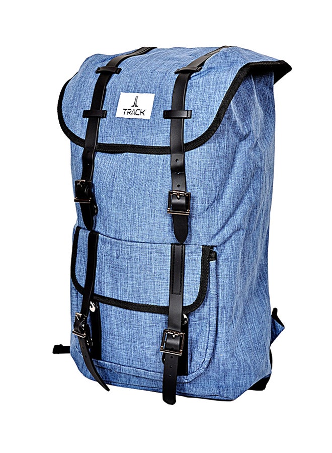 Track - Buckle Closure Hiking Backpack Blue/Black - Image 1