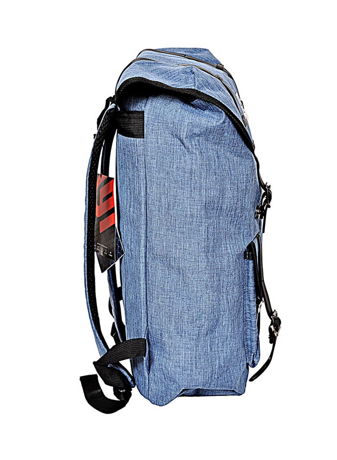 Track - Buckle Closure Hiking Backpack Blue/Black - Image 1