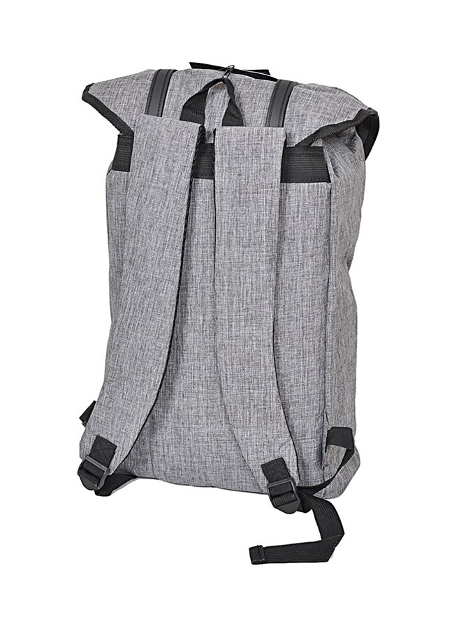 Track Buckle Closure Hiking Backpack Grey/Black  - Image 2