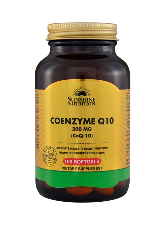 سنشاين نيوترشن إنزيم مساعد Q10‏ - ‏100 حبة جيلاتينية رخوة