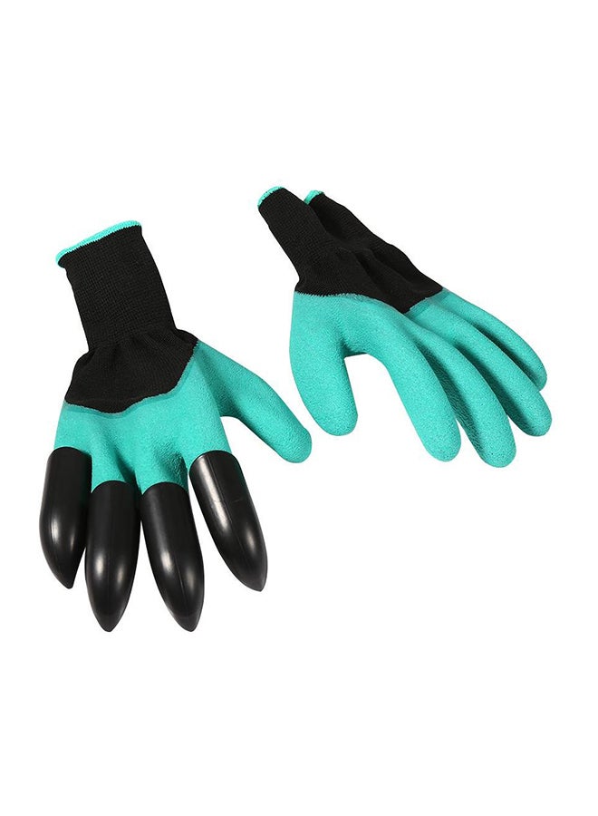 Garden Genie Pair Of Garden Gloves Blue/Black Medium  - Image 1