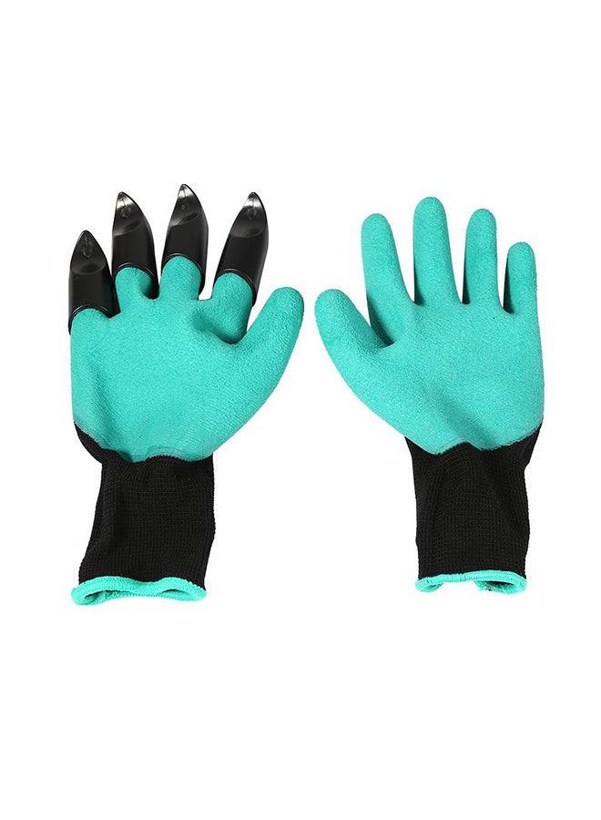 Garden Genie Pair Of Garden Gloves Blue/Black Medium  - Image 2